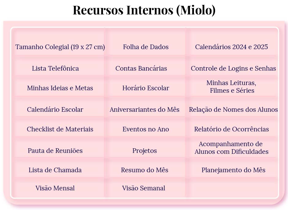 Subtítulo: Simplifique O Planejamento E Liberte Seu Tempo Com O Planner Professor Da Arte 18 Papelaria De Luxo!  Você, professor, está cansado de perder tempo com a desorganização no planejamento de aulas? Nós entendemos você! O Planner Professor da Arte 18 Papelaria de Luxo é a solução que vai liberar seu tempo e trazer tranquilidade para sua vida na Educação Infantil e Pré-Escola. Dê um passo em direção à eficiência e ao sucesso com nosso planner.